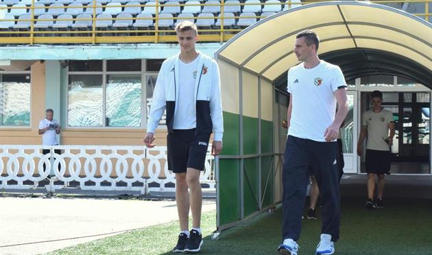 Павел Исенко (слева), фото ФК Ворскла