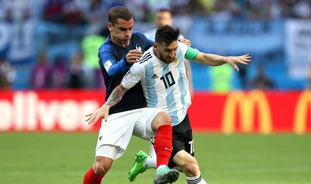 Антуан Гризманн и Лионель Месси, Getty Images