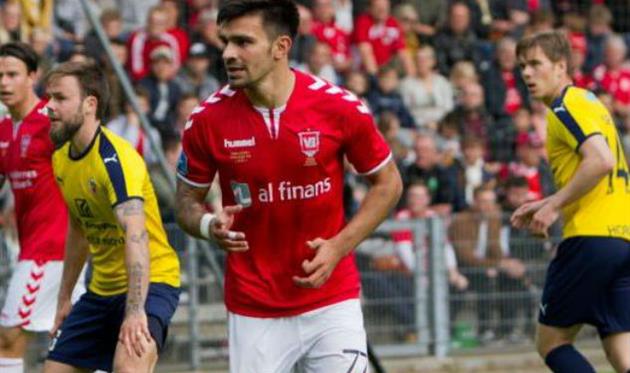 Сергей Гринь, фото: vejle-boldklub.dk 