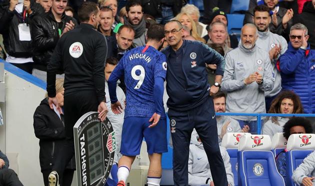 Гонсало Игуаин и Маурицио Сарри, Getty Images