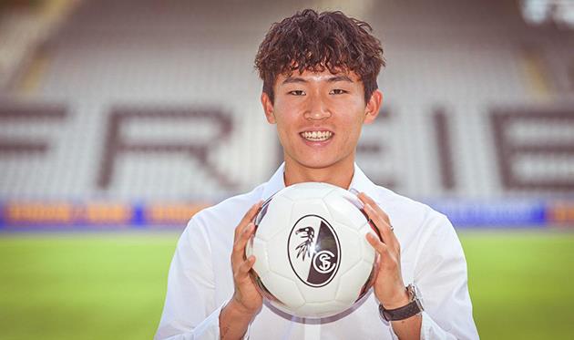 Чон У Ен, фото ФК Фрайбург