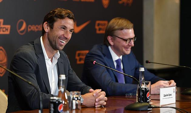 Дарио Срна и Сергей Палкин, фото ФК Шахтер