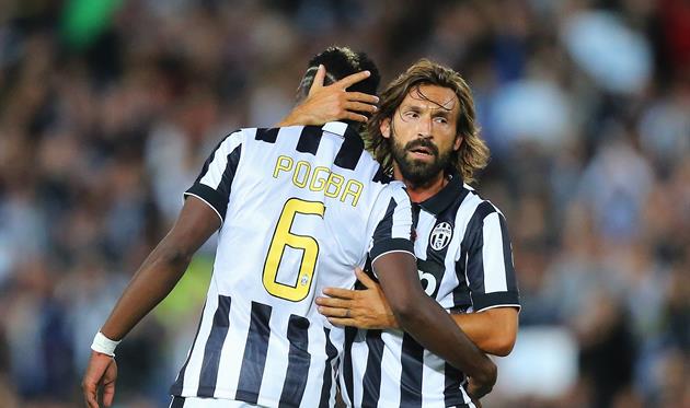 Поль Погба и Андреа Пирло, Getty Images