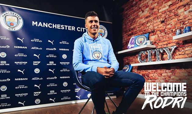 Родри, mancity.com