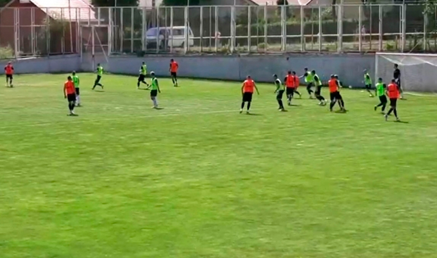 Черноморец провел двухсторонку на тренировочном сборе