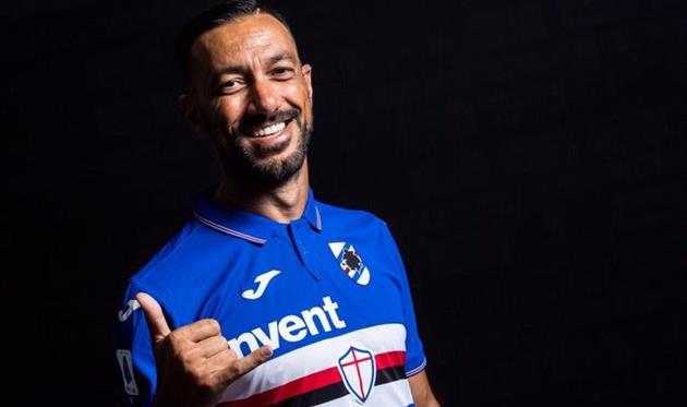 Квальярелла сначала запостил фейк, а затем представил новую форму Сампдории