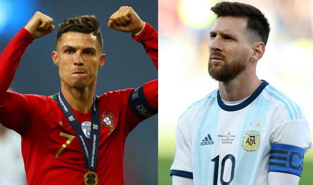 Криштиану Роналду и Лионель Месси, Getty Images