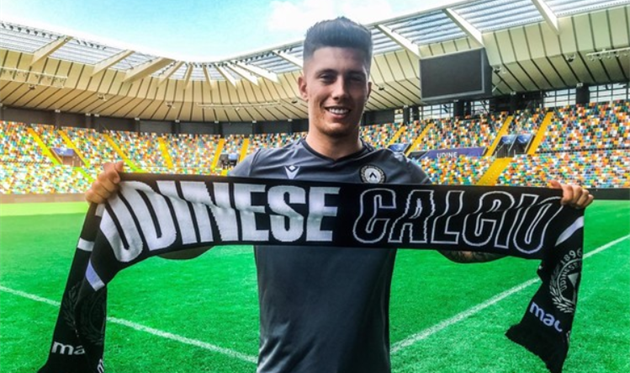 Кристо Гонсалес, фото ФК Удинезе