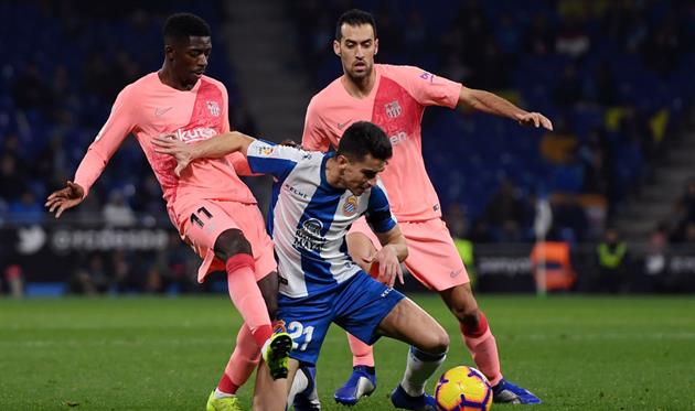 Дембеле и Бускетс, ФОТО GETTY IMAGES