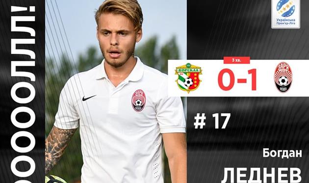 Богдан Леднев, фото ФК Заря