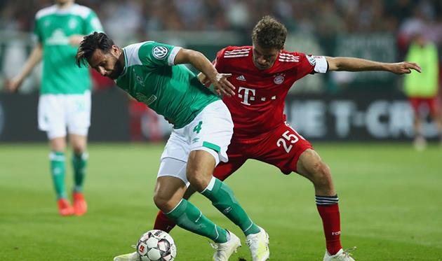 Клаудио Писарро против Томаса Мюллера, Getty Images