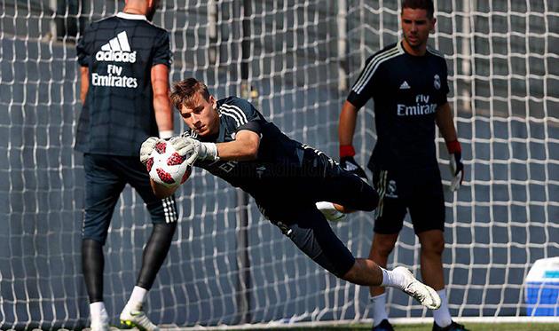 Андрей Лунин, фото Реал Мадрид