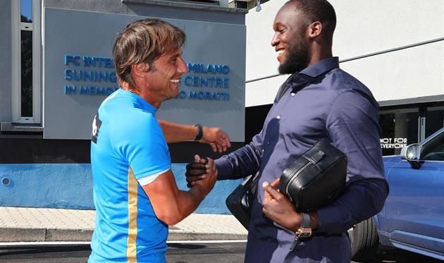 Антонио Конте и Ромелу Лукаку, photo FC Internazionale