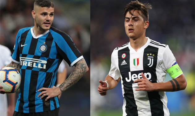 Мауро Икарди и Пауло Дибала, Football.ua/Getty Images