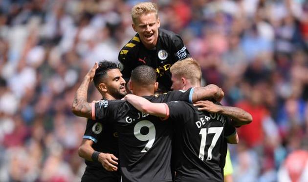 РАДОСТЬ ИГРОКОВ МАНЧЕСТЕР СИТИ, ФОТО GETTY IMAGES