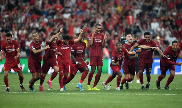 радость игроков ливерпуля, getty images