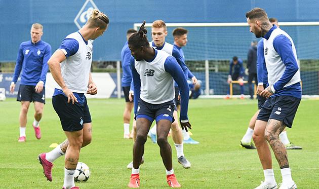 Тренировка, фото ФК Динамо