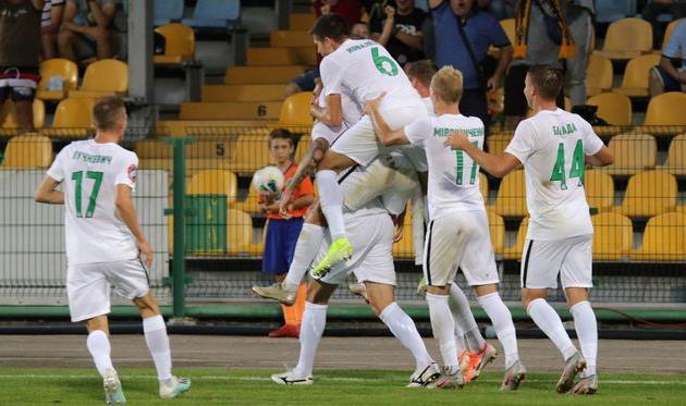 Радость футболистов Александрии, фото ФК Александрия