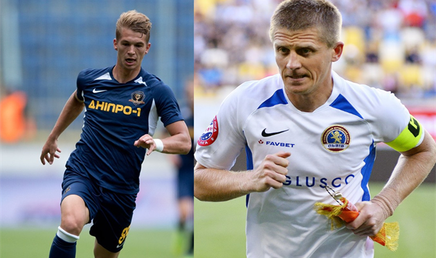 Супряга, Борзенко; фото Football.ua,СК Днепр-1,ФК Львов