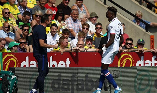 Фрэнк Лампард и Тэмми Абрахам, Getty Images