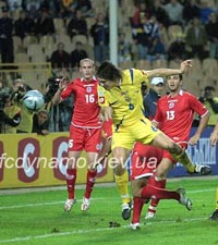 Андрей Русол забивает победный гол, fcdynamo.kiev.ua