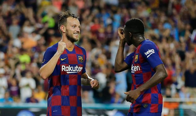 Иван Ракитич и Усман Дембеле, Getty Images