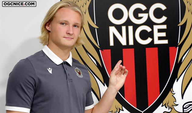 Каспер Дольберг, фото ФК Ницца