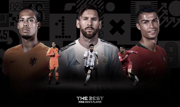 Месси, Роналду и ван Дейк — претенденты на звание лучшего игрока мира по версии ФИФА
