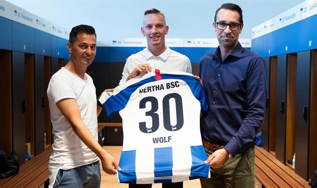 Мариус Вольф, фото ФК Герта