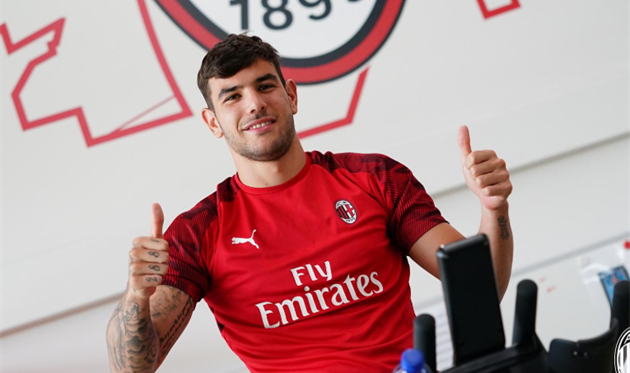 Тео Эрнандес, фото ФК Милан