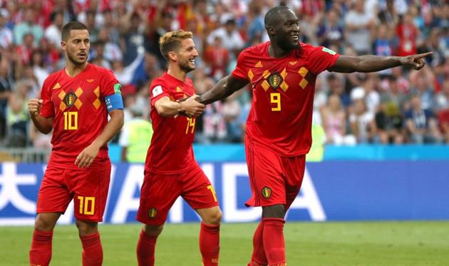 АЗАР, МЕРТЕНС, ЛУКАКУ, ФОТО GETTY IMAGES