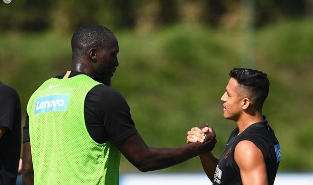 Ромелу Лукаку и Алексис Санчес, photo FC Inter
