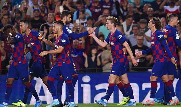барселона легко обыграла валенсию, getty images