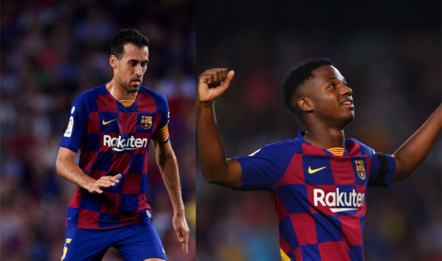 Серхио Бускетс и Анссумане Фати, Football.ua/Getty Images