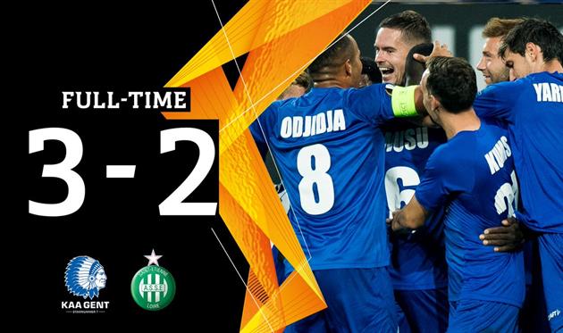 Гент - Сент-Этьенн, twitter.com/kaagent