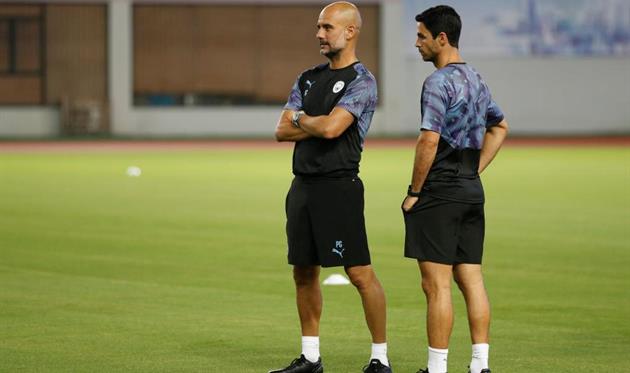 Хосеп Гвардиола и Микель Артета, Getty Images