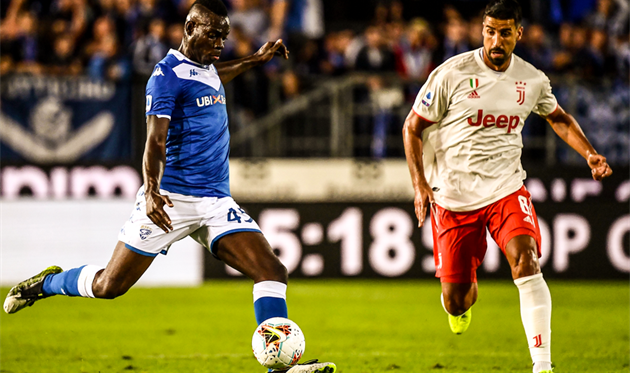 Марио Балотелли и Сами Хедира, фк ювентус