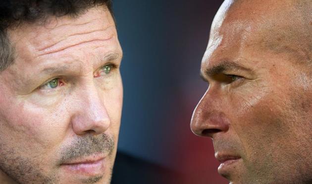 Диего Симеоне и Зинедин Зидан, Getty Images