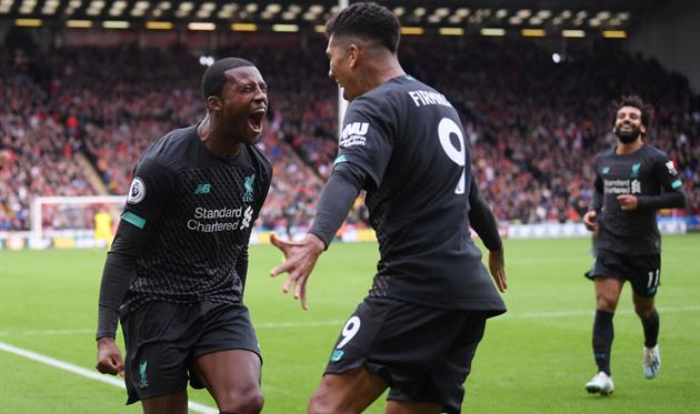 Жоржиньо Вейналдум и Роберто Фирмино, Getty Images