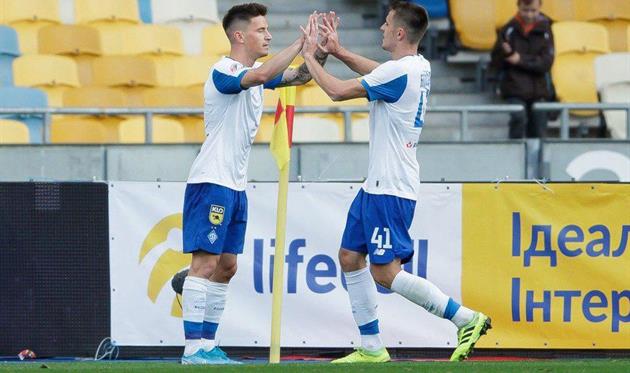 Верби празднует гол, фото СК Днепр-1