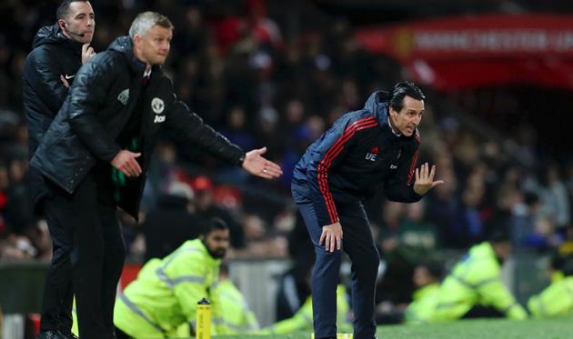 Солскьяер и Эмери, Getty Images 