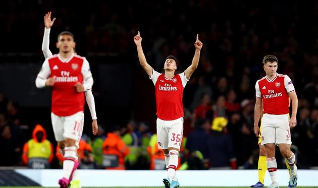 Габриэль Мартинелли (по центру), Getty Images