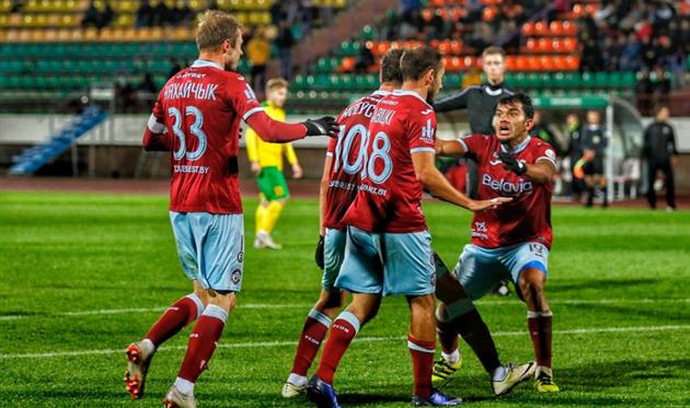 Милевский, Нойок и одноклубники, фото Динамо-Брест