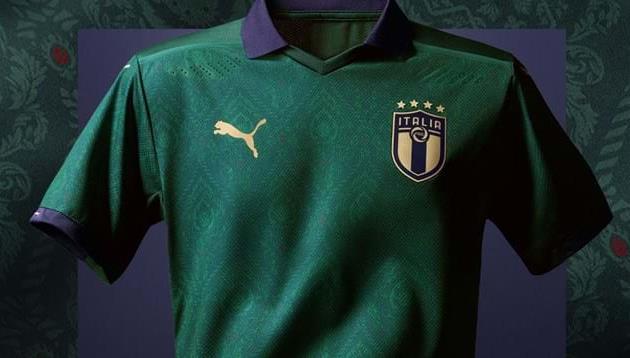 Зеленая форма сборной Италии, figc.it