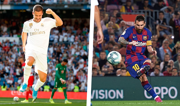 Эден Азар и Лео Месси, getty images