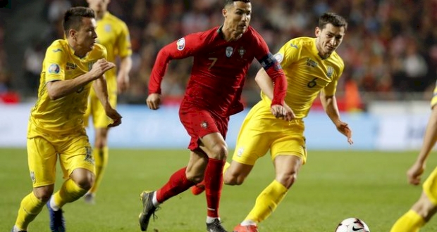 Украина - Португалия, фото: TWITTER.COM/SELECAOPORTUGAL  