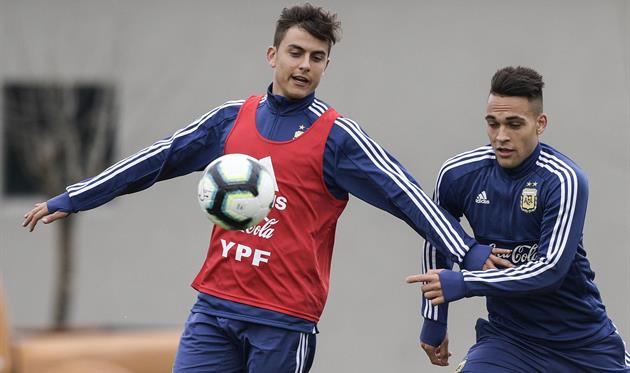 Пауло Дибала и Лаутаро Мартинес, Getty Images