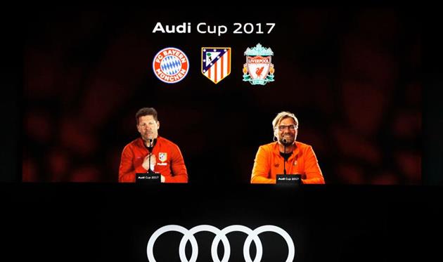 Диего Симеоне и Юрген Клопп, Кубок Ауди-2017; Getty Images