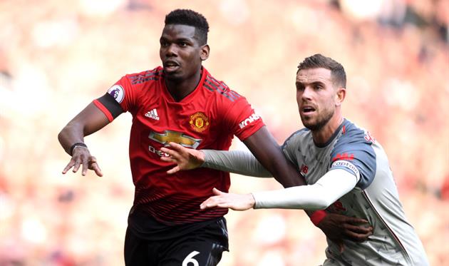 ПОЛЬ ПОГБА И ДЖОРДАН ХЕНДЕРСОН, ФОТО GETTY IMAGES