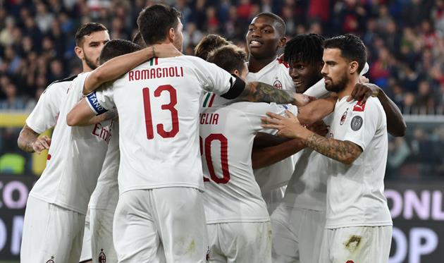 Игроки Милана, getty images